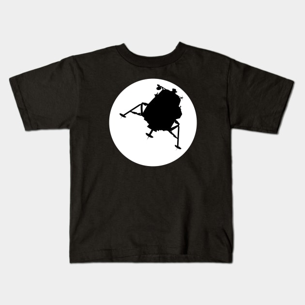 Lunar Module Kids T-Shirt by MrK Shirts